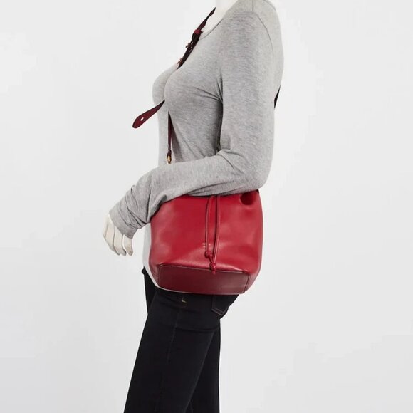 Fendi Strawberry Calfskin Leather Mon Tresor Bucket Bag - Picture 2 of 11